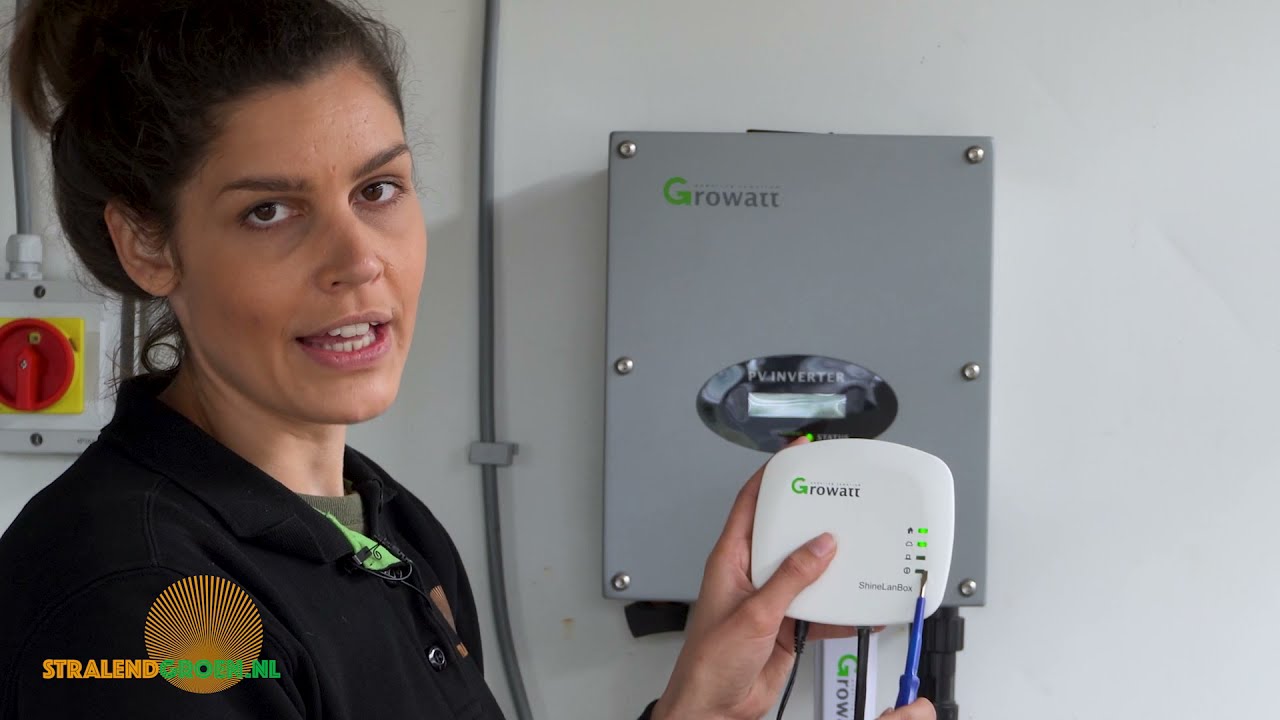 Growatt Shine Link Lanbox monitoring module installeren | Stralendgroen