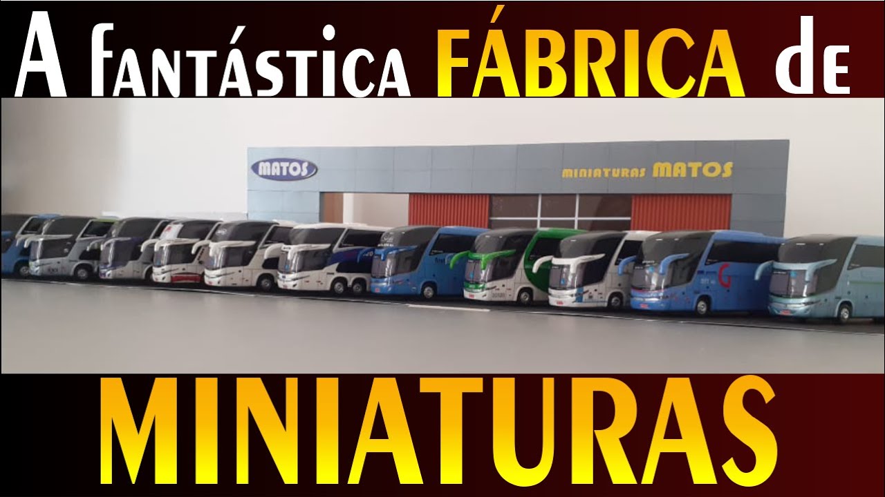 Miniaturas para Coleção. Saindo da Fábrica Miniaturas Matos: Paradiso LD 1600, New DD 1800.