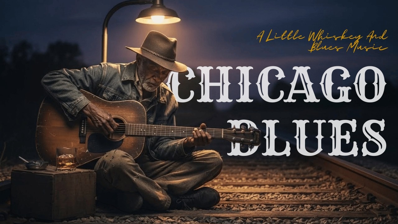 Chicago Blues | Smoky Vintage Blues | Smooth Jazz Guitar for Deep Night Relaxation