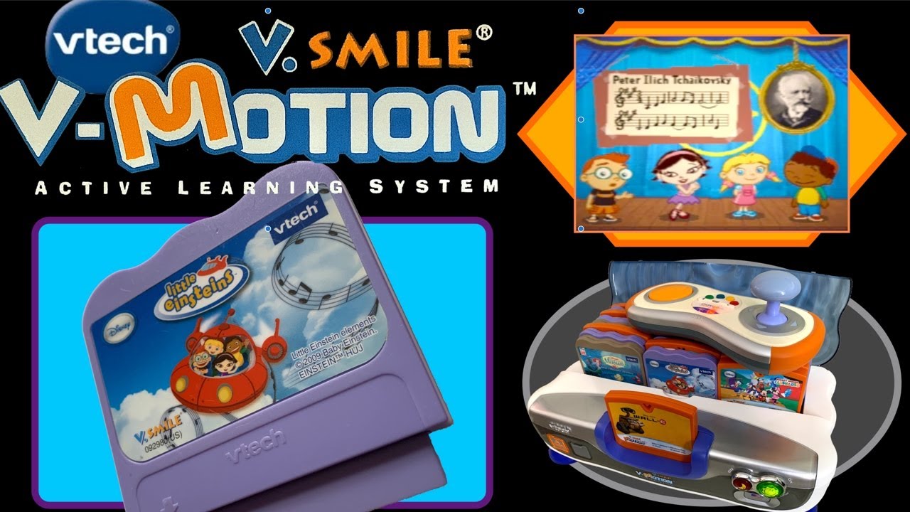 Disney's Little Einsteins on the VTech V.Smile Edutainment Video Game Console of the 2000s