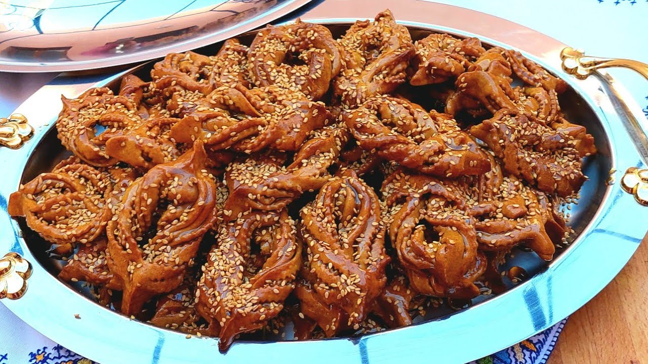 أروع شباكية في الفرن بلا تشباك بلا عذاب ، بدون دقيق أبيض بالخميرة البلدية ساهلة ماهلة وناجحة