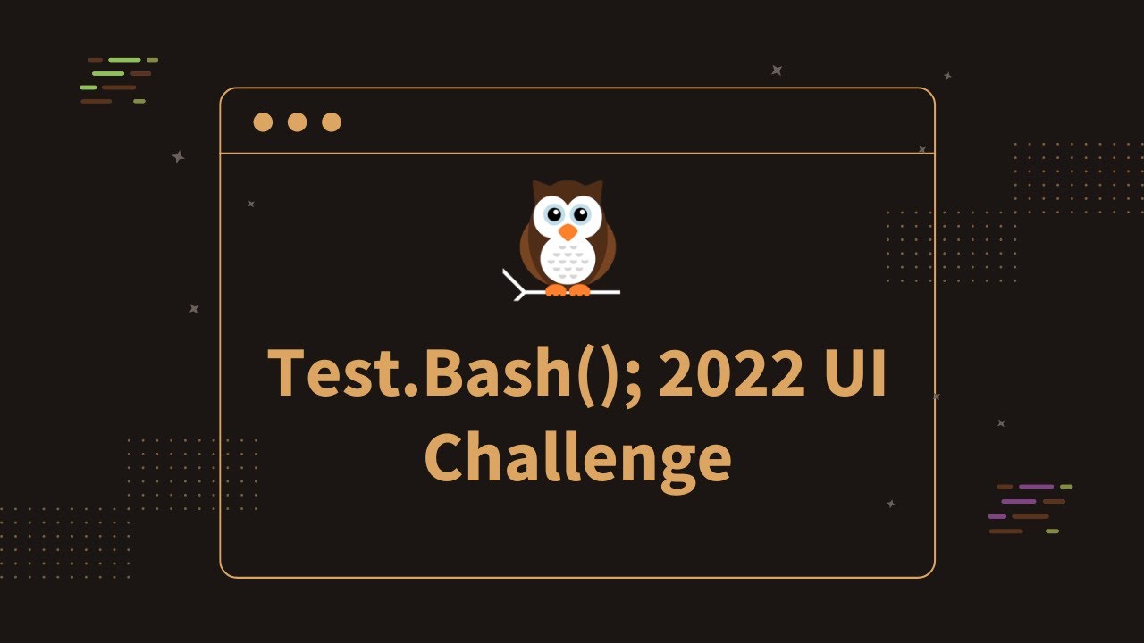 Test automation with Nightwatch Chrome Recorder: Test Bash UI Challenge 2022 - Ministry of Testing