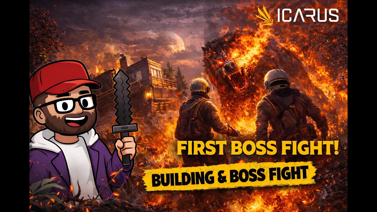 ICARUS Day 4 | First Boss Fight After Base Upgrade (Multiplayer Survival)