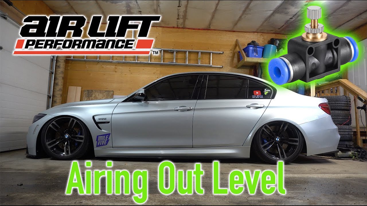 Airlift Suspension airing out level | How to