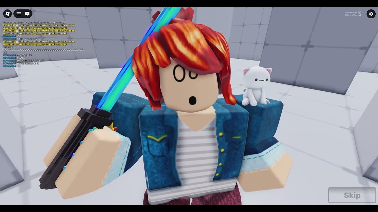 Hacking in Roblox Rivals...