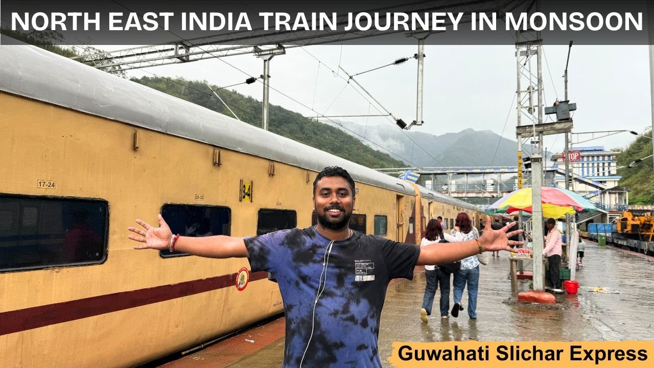 15165 Guwahati Silchar Express | North East India Train Journey In Monsoon