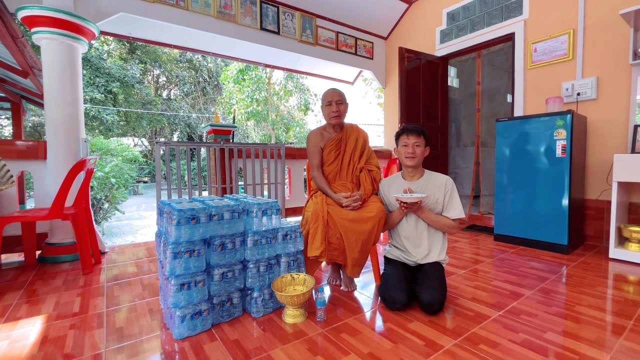 พาครอบครัวมาถวายน้ำที่วัดสุขกายสุขใจ ￼7 กุมภาพันธ์ ค.ศ. 2026
