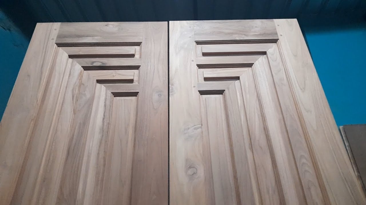 TERBARU Membuat pintu minimalis buka dua motif 3 dimensi