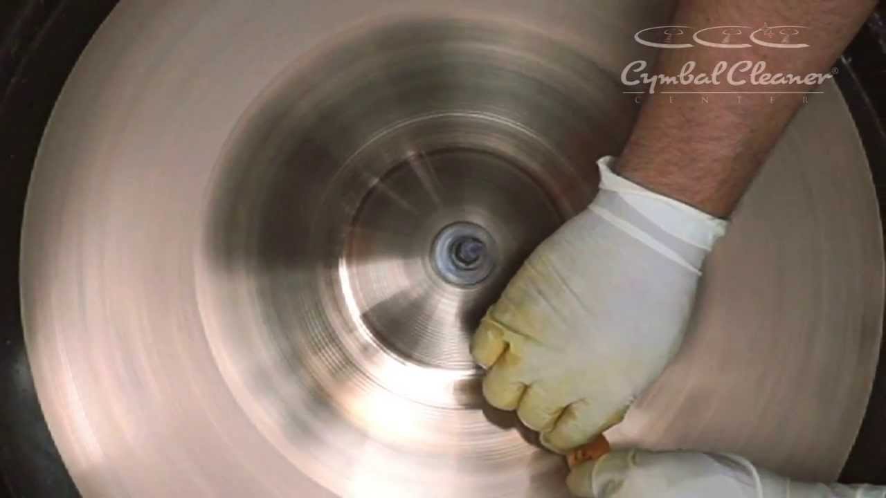 Limpieza de platillos para batería