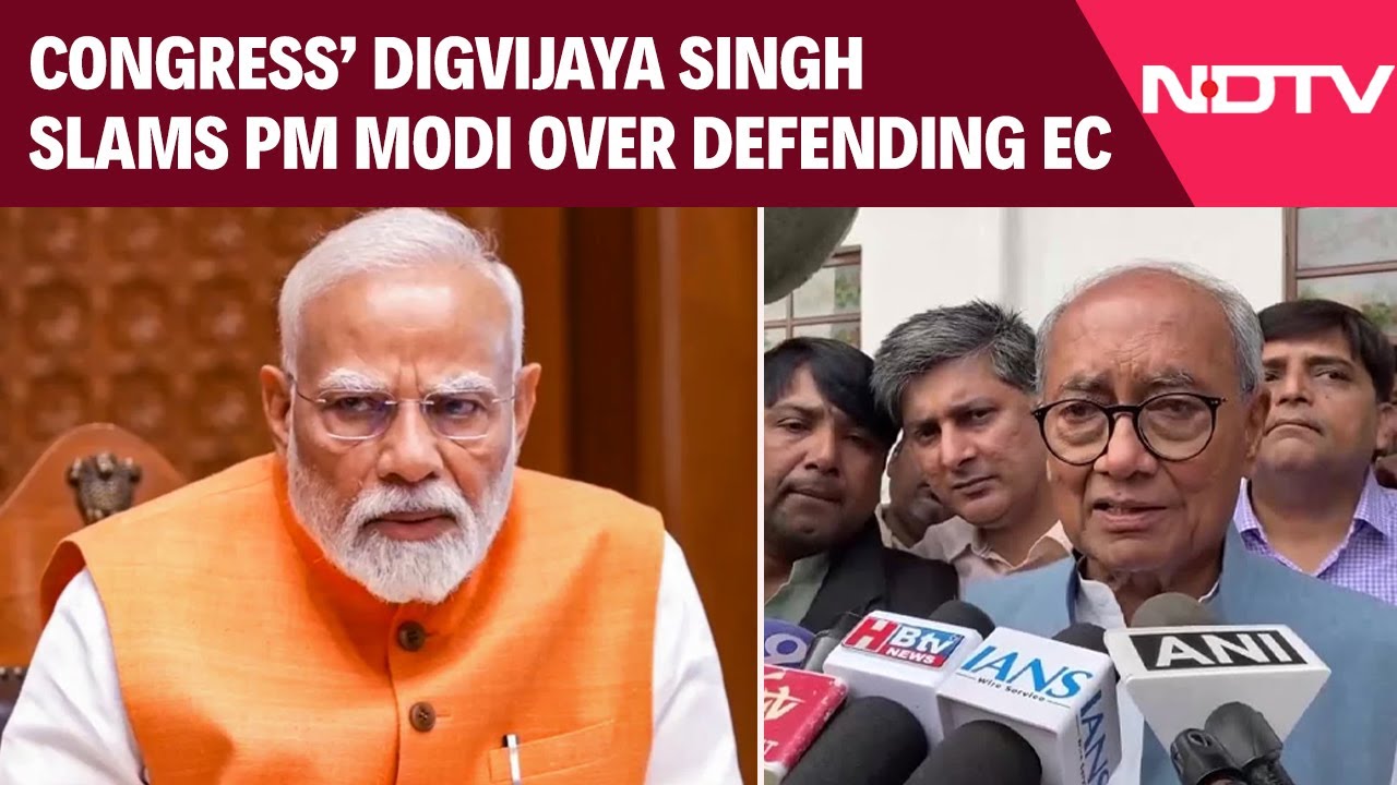 SIR News | Congress&rsquo; Digvijaya Singh Accuses PM Modi Of &lsquo;Misusing Retired Officials To Defend EC&rsquo;