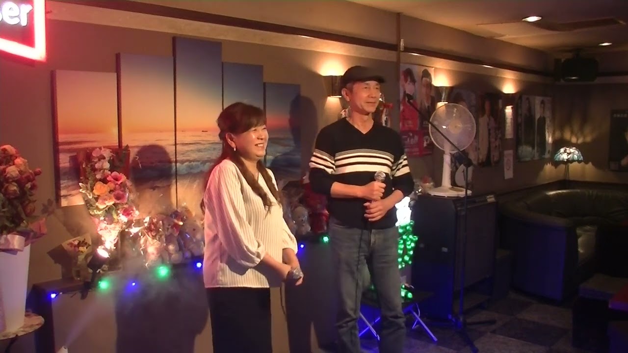 札幌ふたりづれ (都はるみ＆渕野忠明)  cover  容子ママ＆まっちゃん  概要欄（その他）に歌詞が出ます。