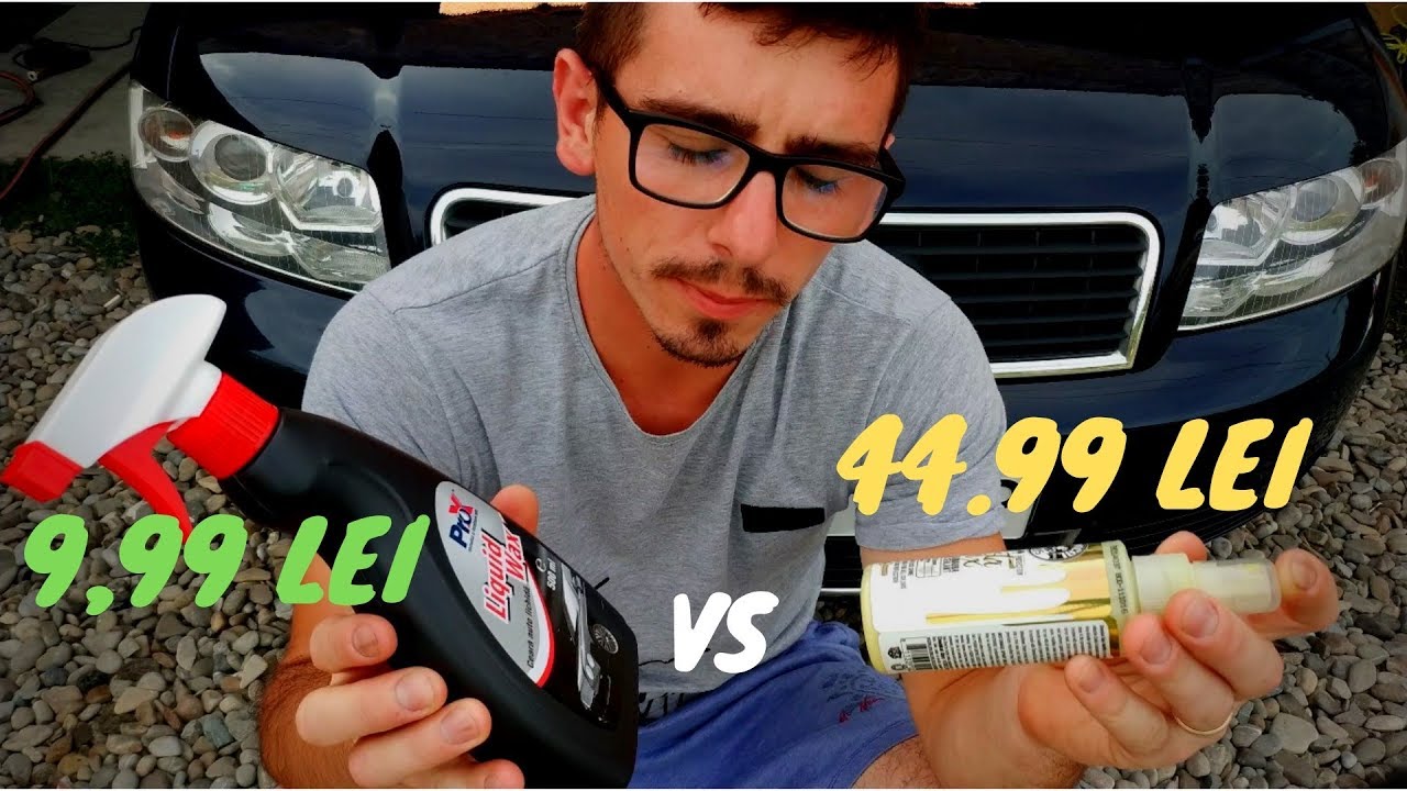 Ieftin VS Scump - Ceara Lichida PRO X Liquid Wax vs Chemical Guys Insta Wax