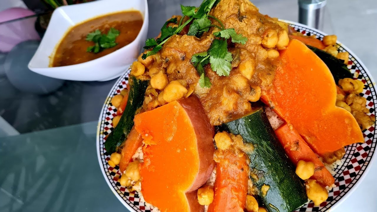 COUSCOUS D'AGNEAU AUX LEGUMES _ RECETTE AVEC ou SANS THERMOMIX