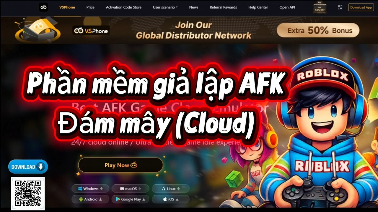 Phần mềm giả lập AFK ĐÁM MÂY (CLOUD) trên VSPhone #shortvideo #shortsvideo #game #vsphone #gialap