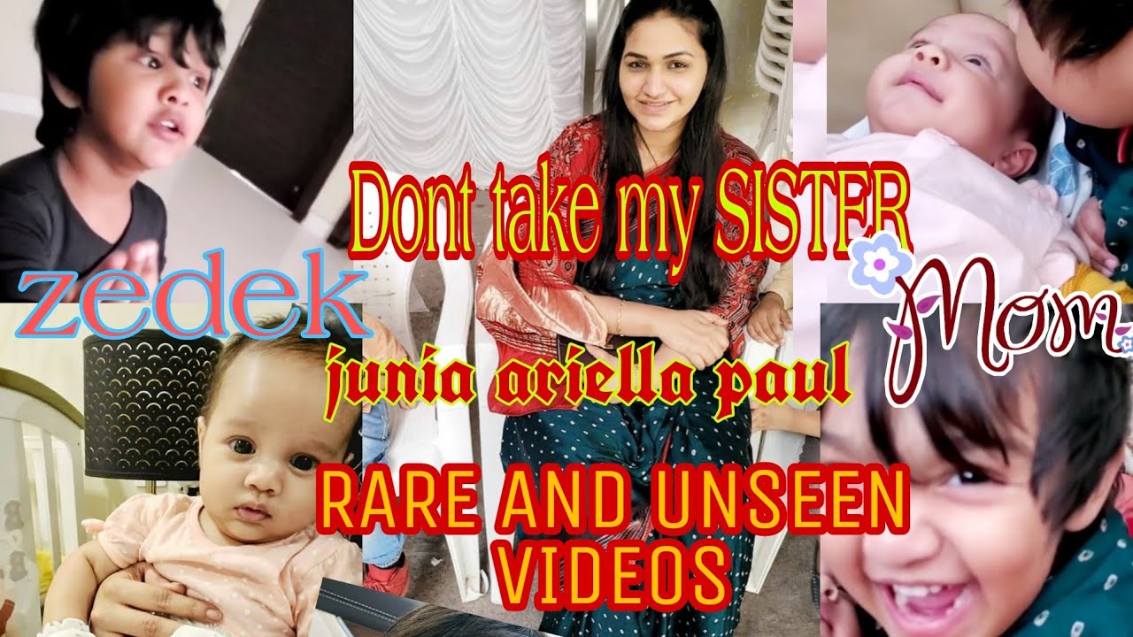 Dont take my  చెల్లి  ZEDEK  JESYY pAUL. JUNIA ARIALLA PAUL RARE UNSEEN VIDEOS 2