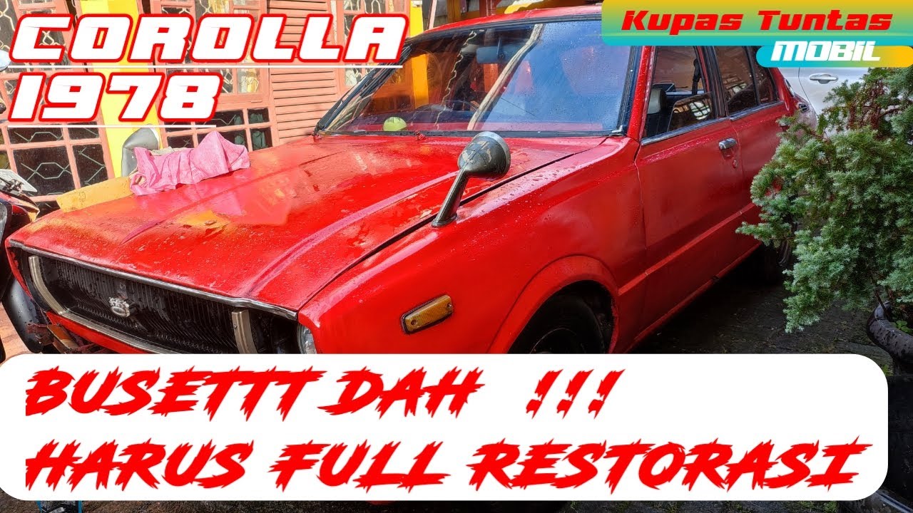 COROLLA KE30 1978  | Harga MOBIL Sedan Bekas 10 jutaan