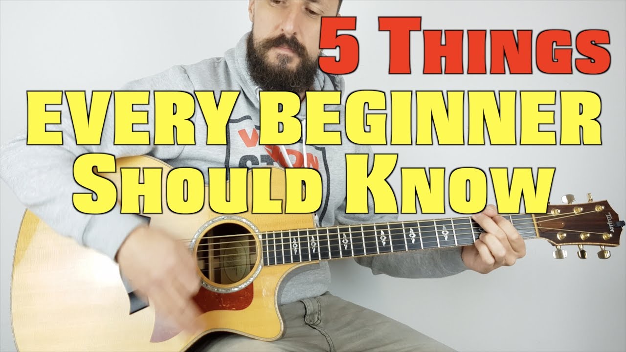 5 Things every beginner should know