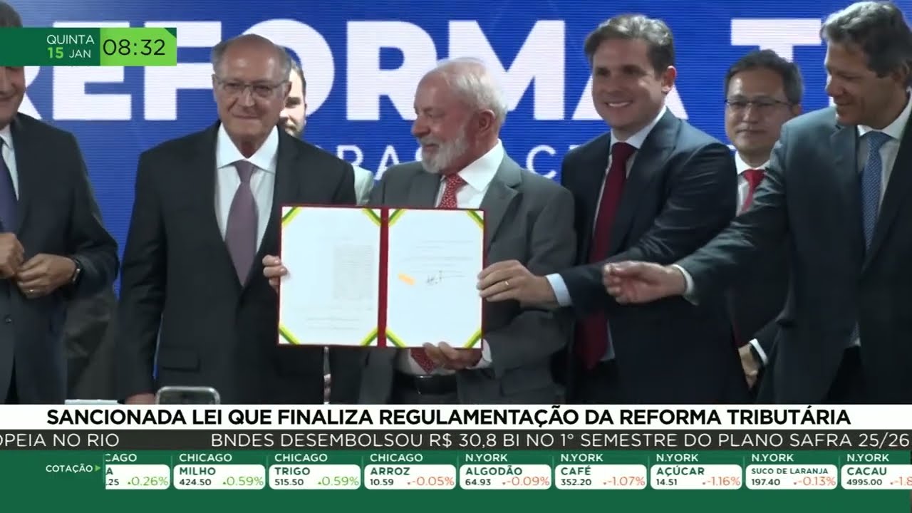 Lula sanciona lei que regulamenta a reforma tribut&aacute;ria com vetos