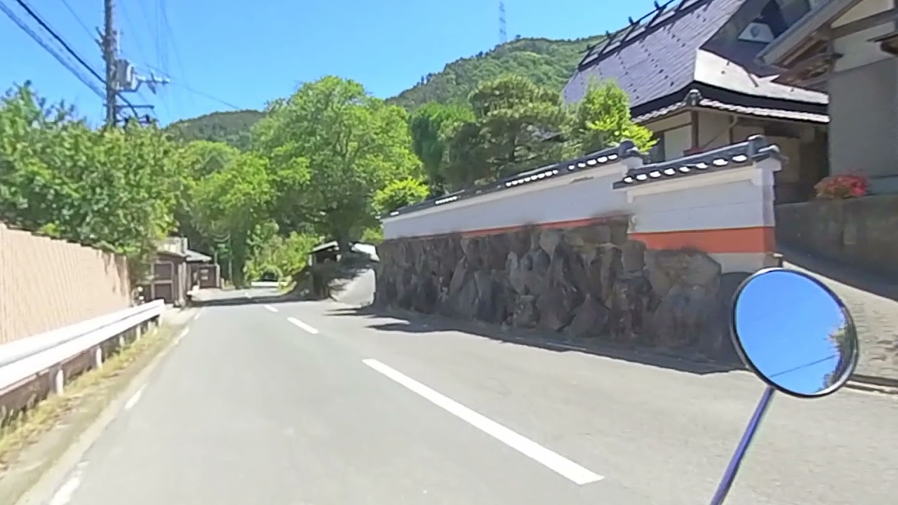 スーパーカブで行く嵯峨樒原&rarr;廻り田池