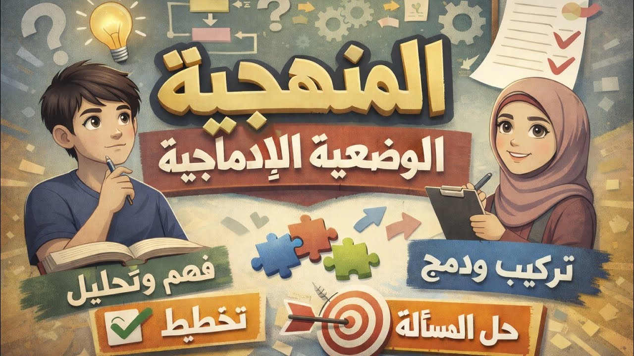 كيف تعالج الوضعية الادماجية بذكاء💯👍