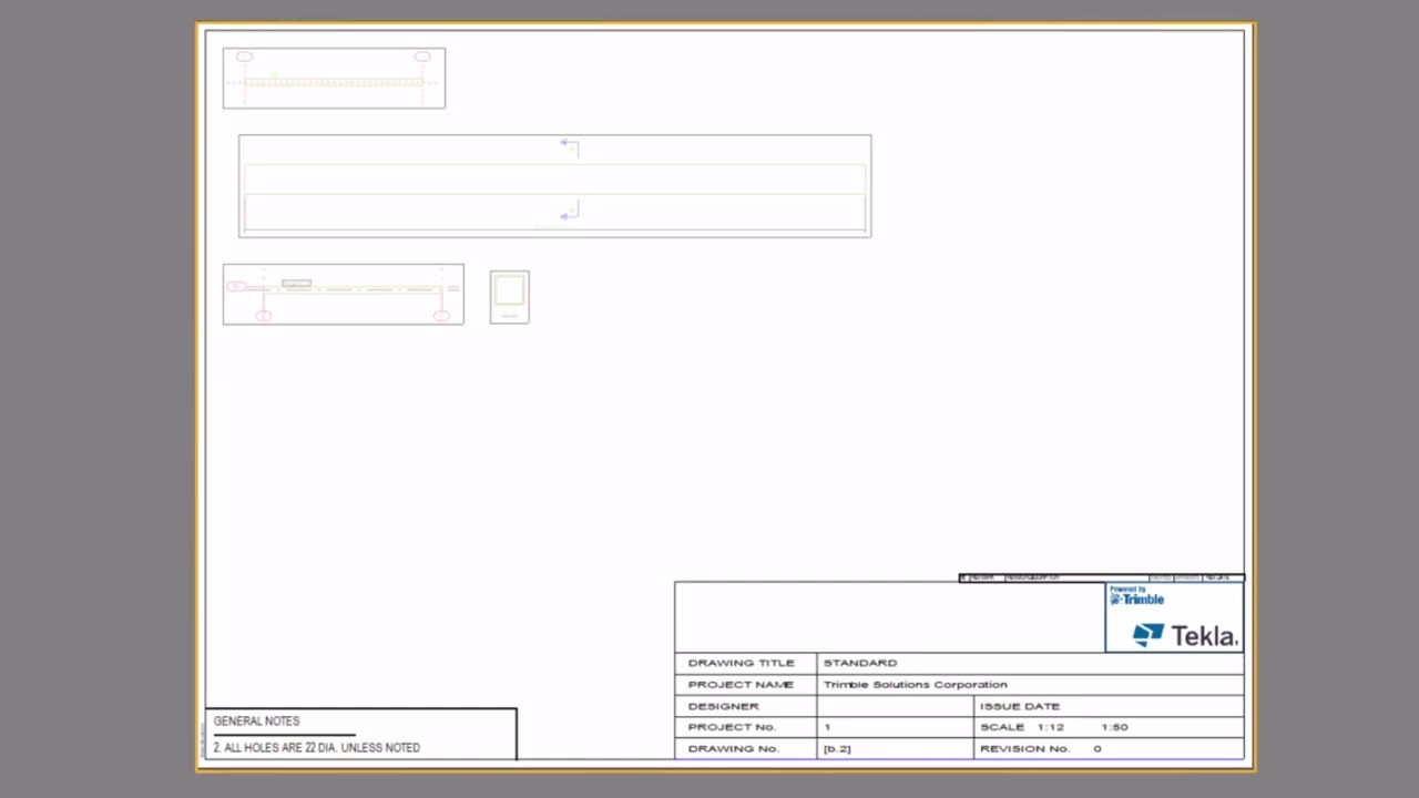 [Tekla Structures] Create and edit drawing layouts