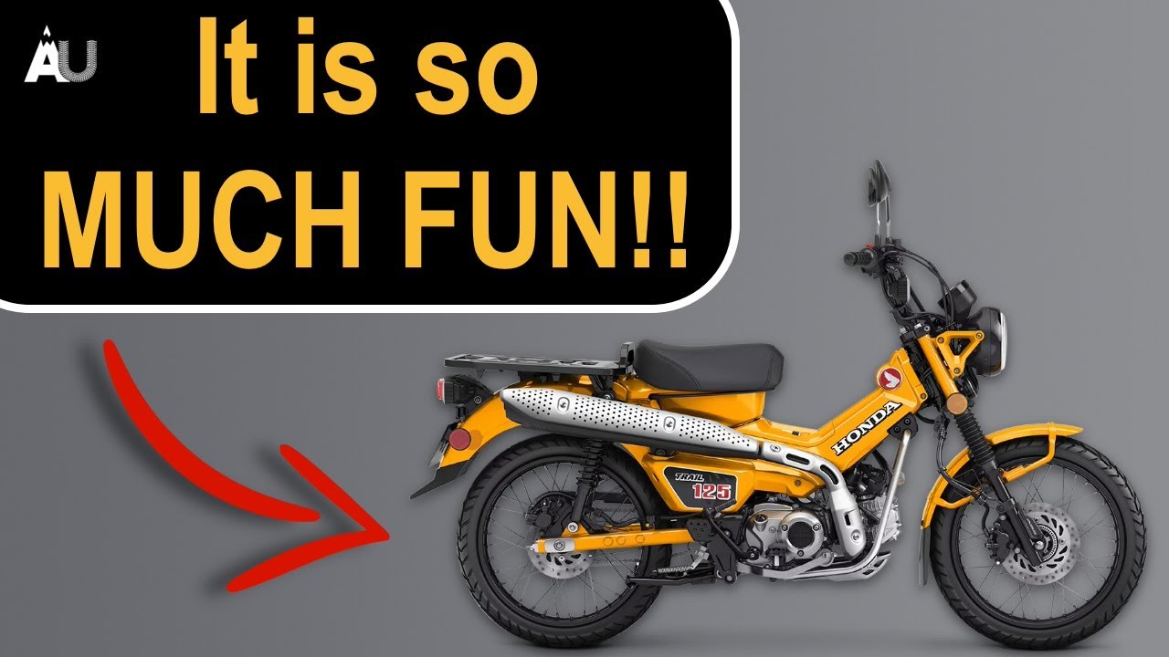 My FIRST RIDE with the Honda Trail 125 / AMAZING FUN!