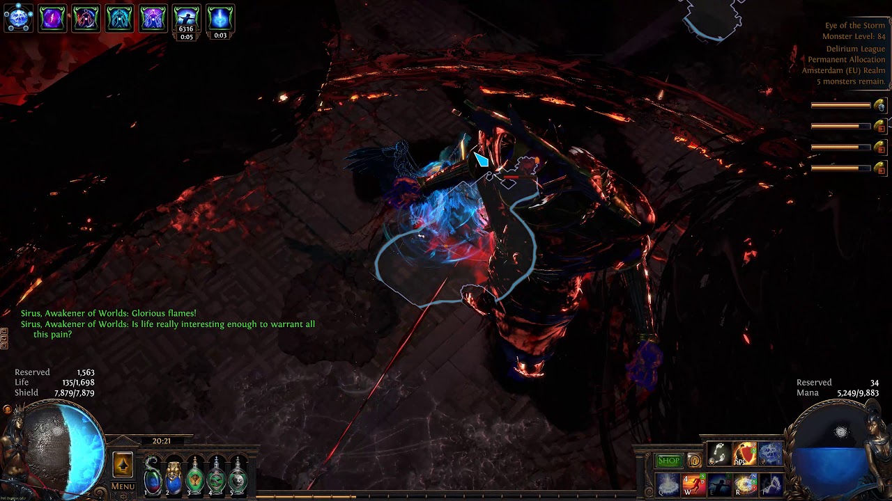 [3.10 Delirium] Awakener 8 Sirus - well balanced storm brand build