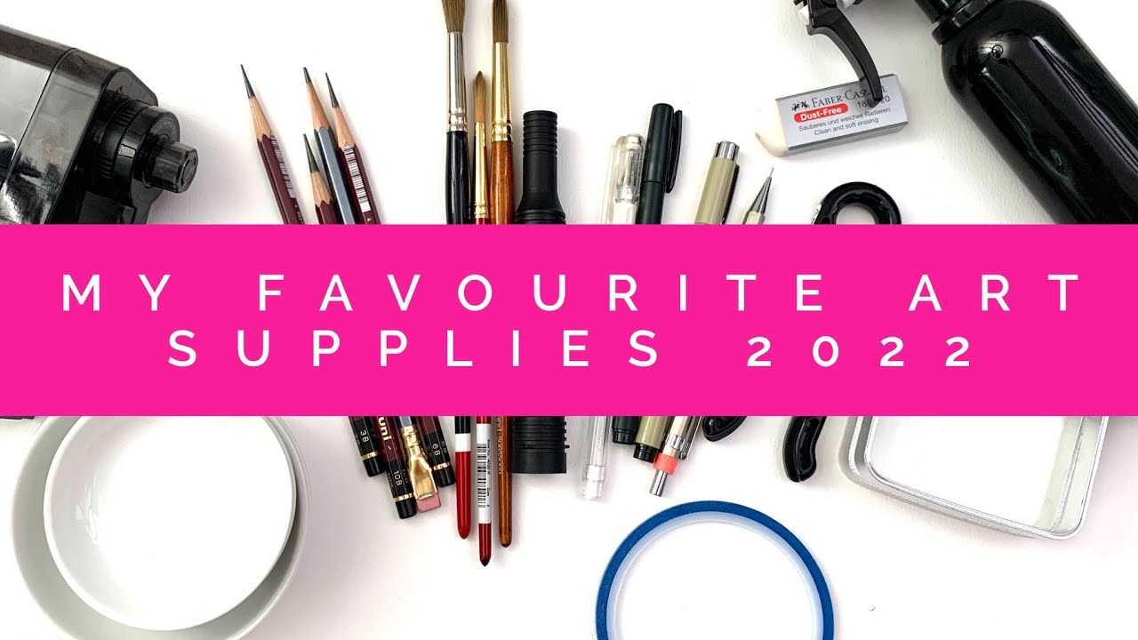 Мои любимые художественные принадлежности — обновлено в 2022 году!