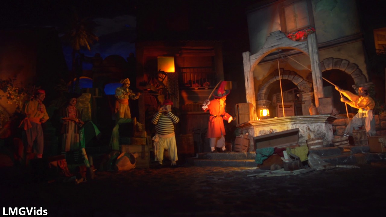 [4K] 2017 Pirates of the Caribbean ride (Newly Refurbished) Low Light POV Disneyland