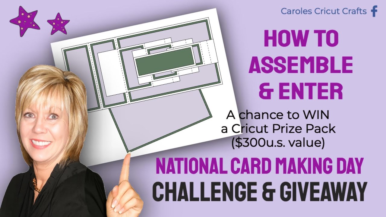 National Card Making Day Challenge 🎉 Cricut Giveaway + Card Tutorial!