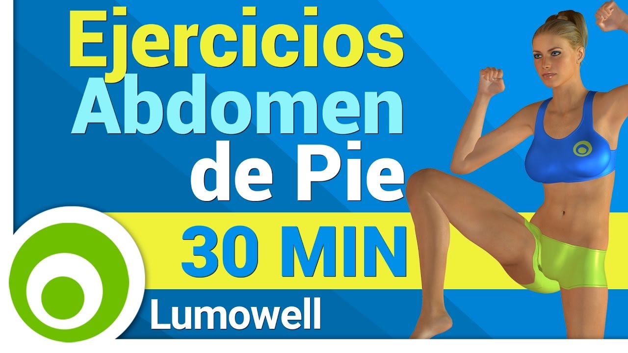Ejercicios para Abdomen de Pie - 30 Minutos