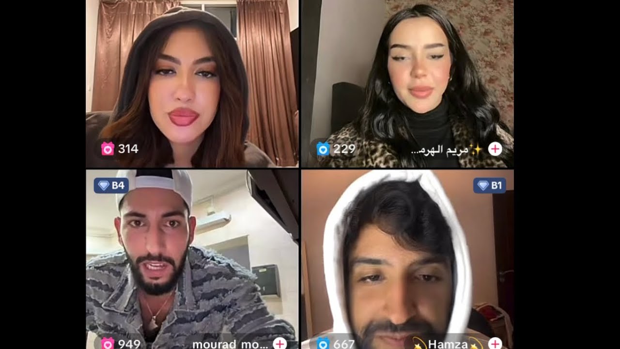 لايف ايفا ومراد🔥🔥 |وسئلوهم عن حسين وخلود والكوبل الفائز