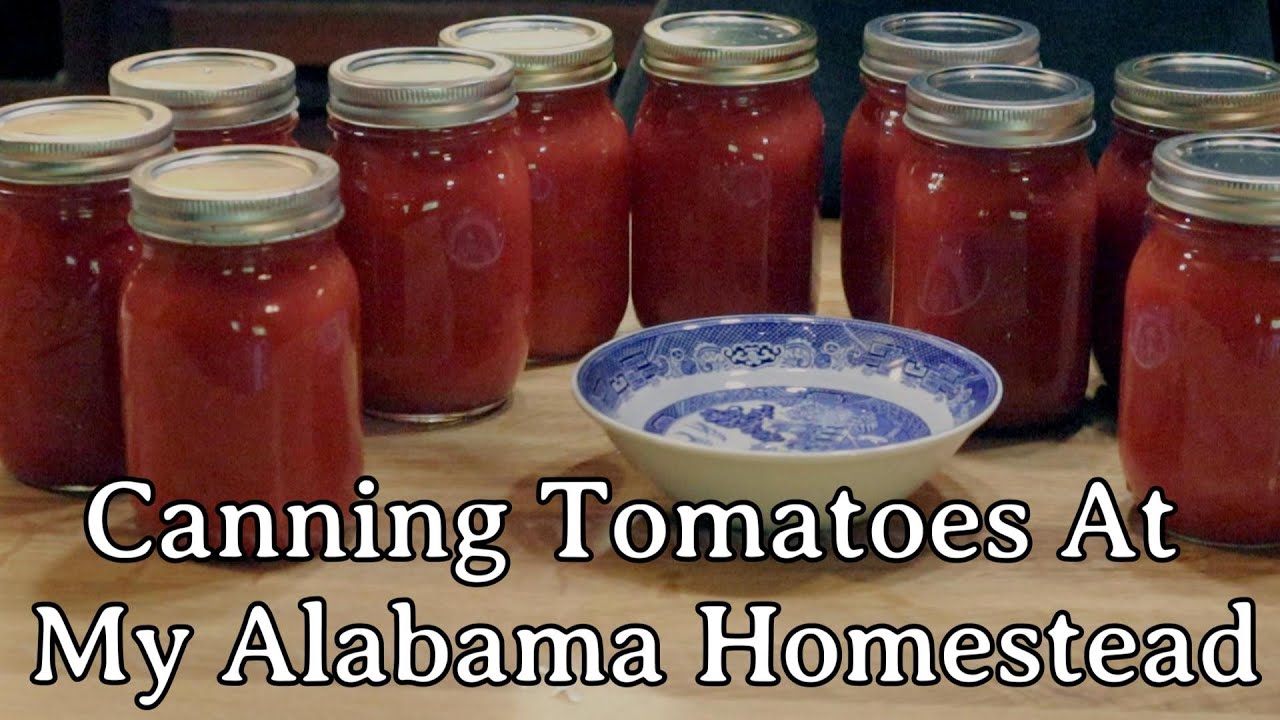 Canning Tomatoes At My Alabama Homestead