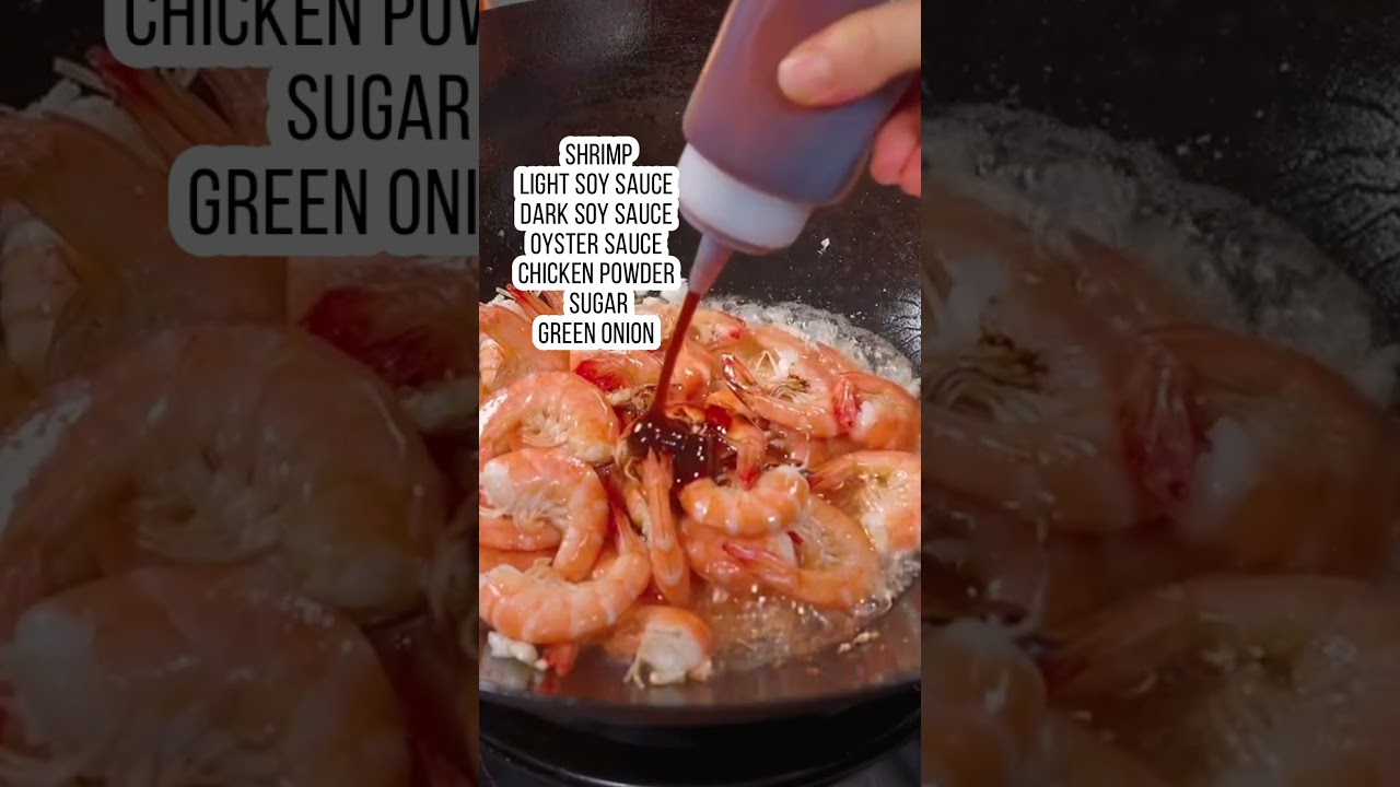 Stir fry shrimp Chinese style #cooking