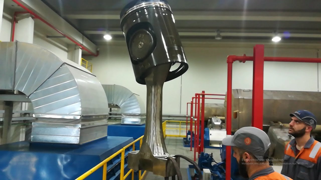 Big Diesel Engine 23000HP  Piston Removal & Power Plant Tour (ENG SUBS)