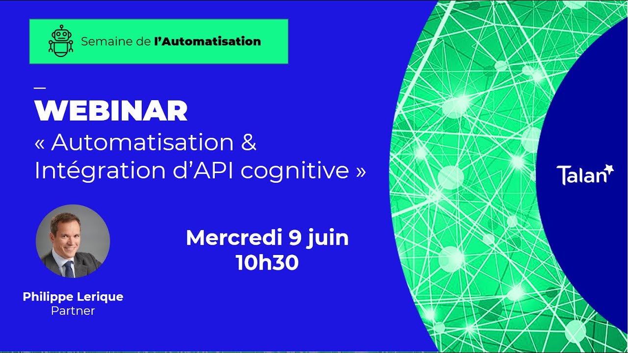 [WEBINAR] Automatisation & Int&eacute;gration d&rsquo;API cognitive