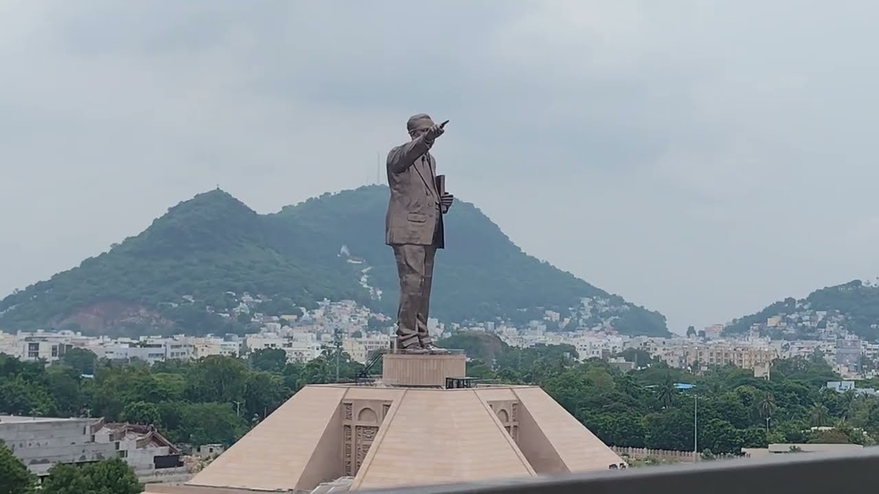 125 feet Large Ambedkar Statue| Amaravati| Vijayawada| Andhra Pradesh 