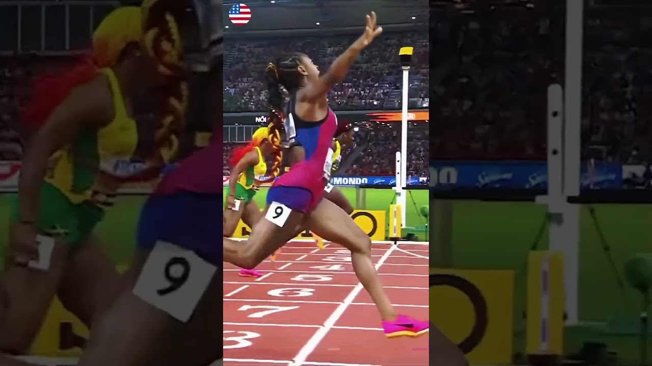 Gabby Thomas VS Sha'Cari Richardson: Who can give you goosebumps#esporte #atletismo #velocista
