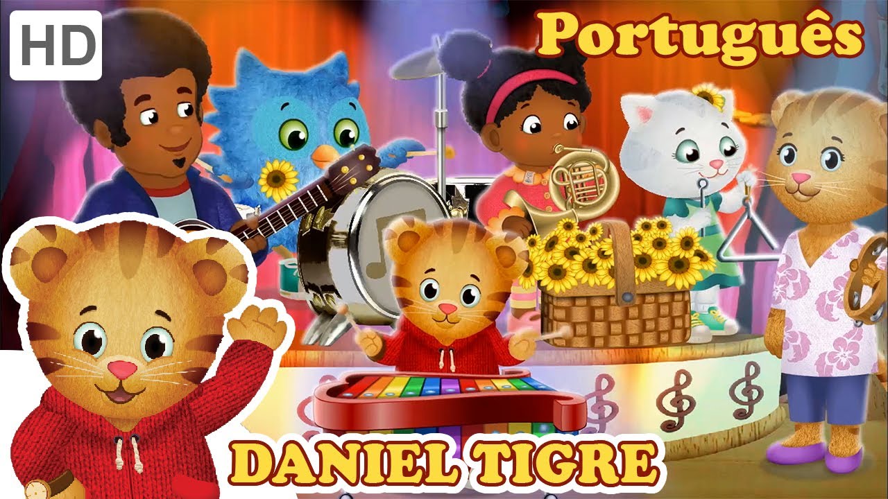 Vamos para a loja de música! (Episódios completos) | Daniel Tigre em Português