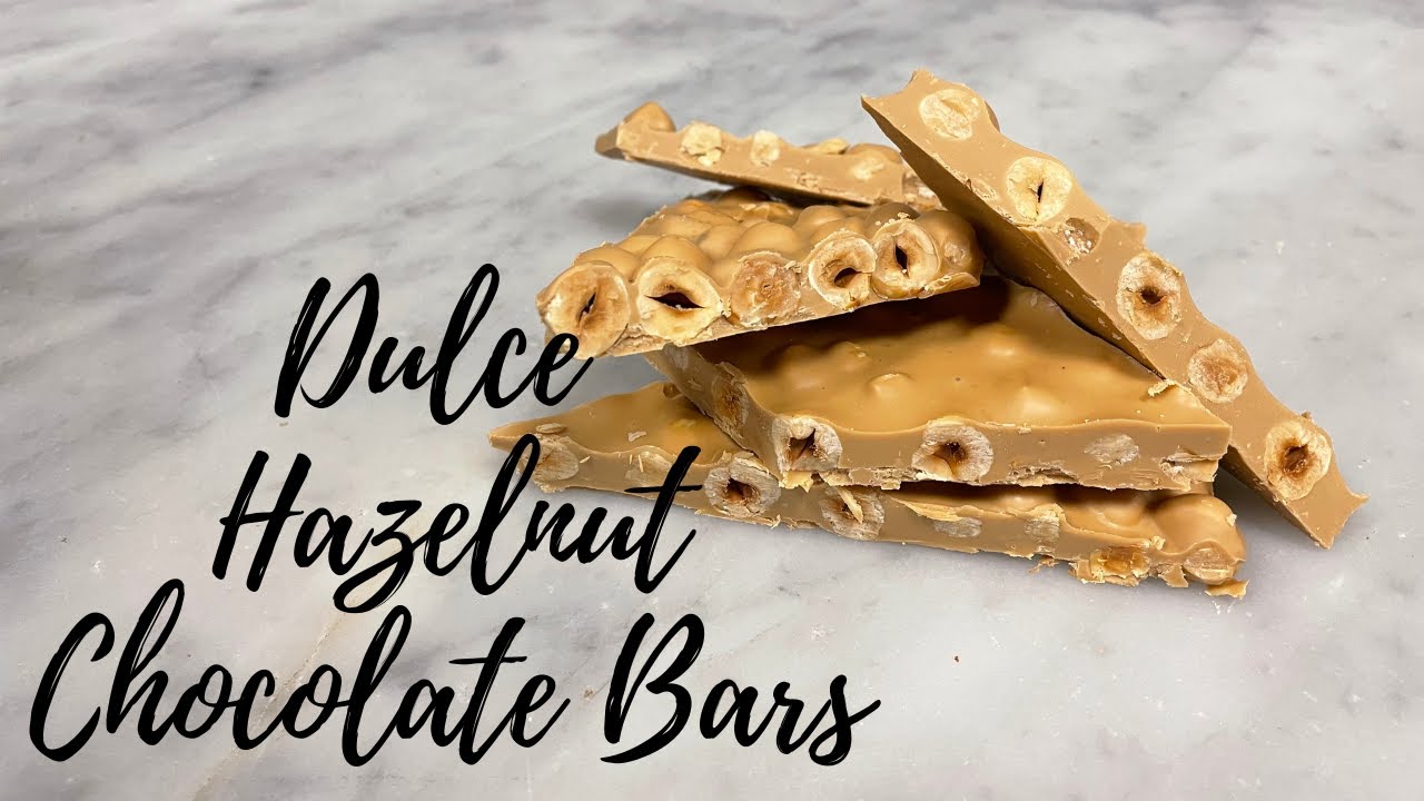 Dulce Hazelnut Chocolate Bars (Dulcey Valrhona chocolate)