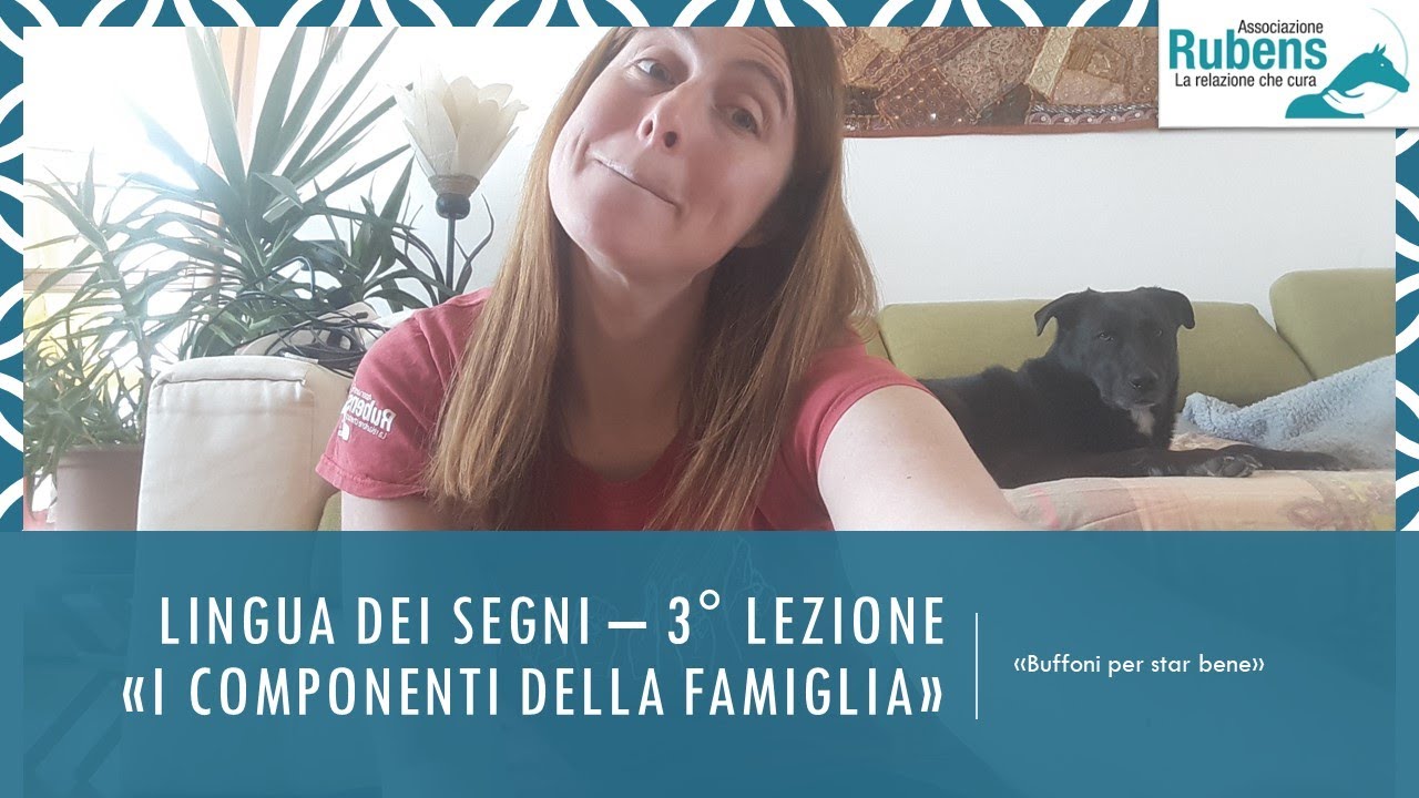 Lingua dei segni - 3° Lezione 