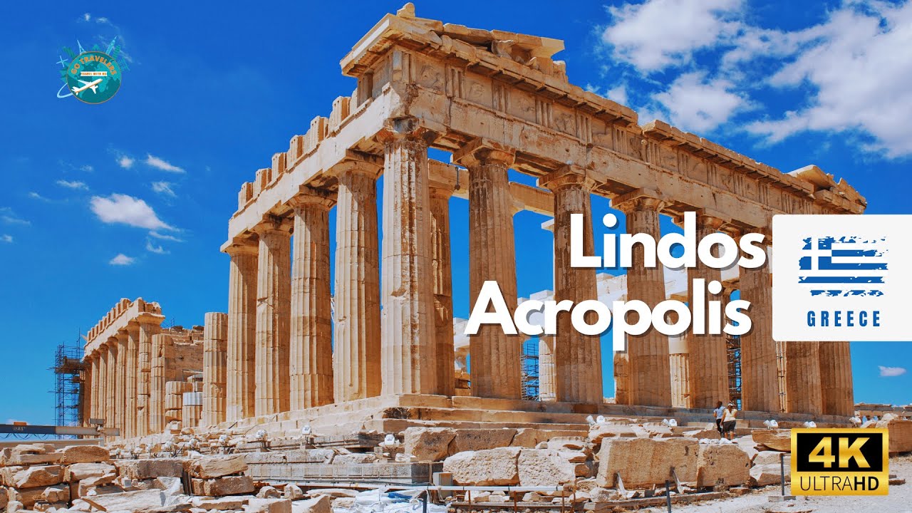 Lindos Acropolis 4K Tour | History, Culture & Scenic Views in Rhodes