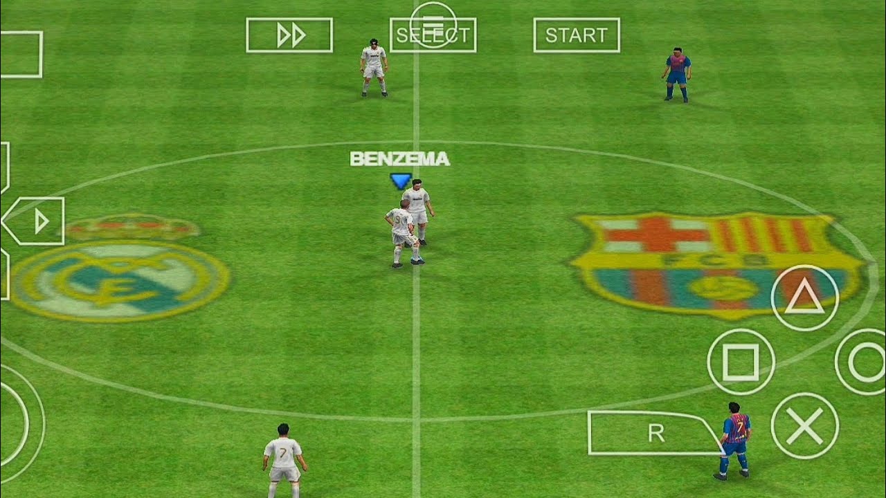 PES 12 | Real Madrid Vs Barcelona | eFootball PPSSPP Gameplay | El Clásico Nostalgia