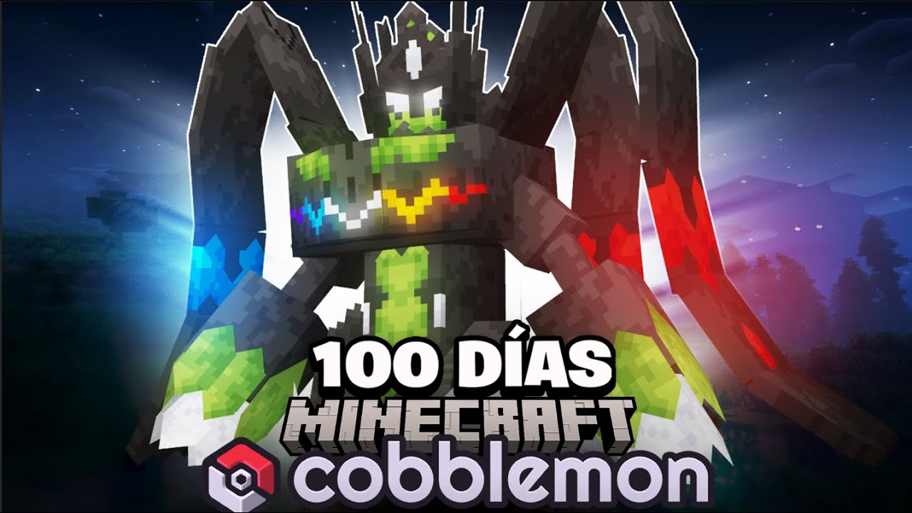 Sobreviví 100 DÍAS en MINECRAFT POKÉMON contra MIS RIVALES (Cobblemon)
