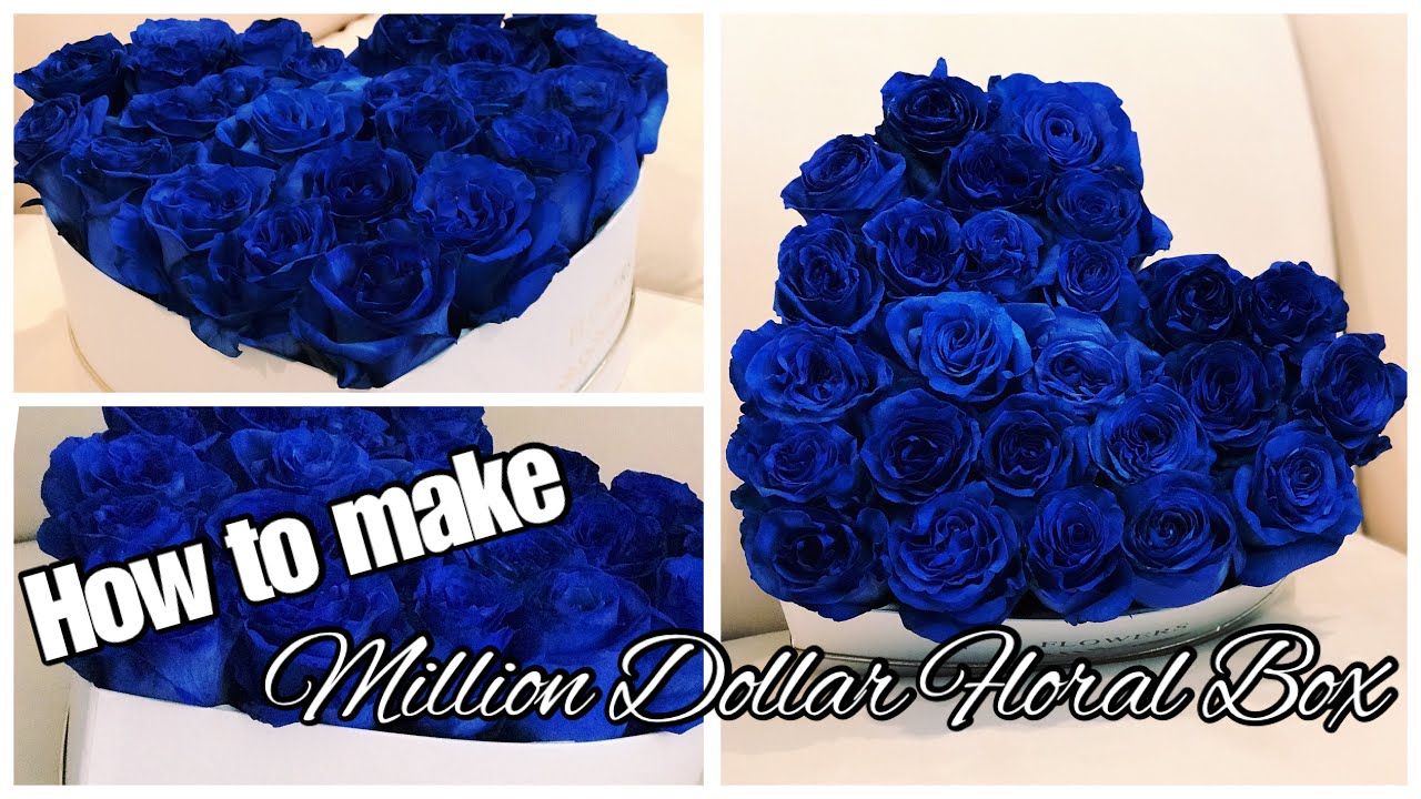 How To Make | Million Dollar Heart Roses with Real Flower | Flower Arrangement for beginners