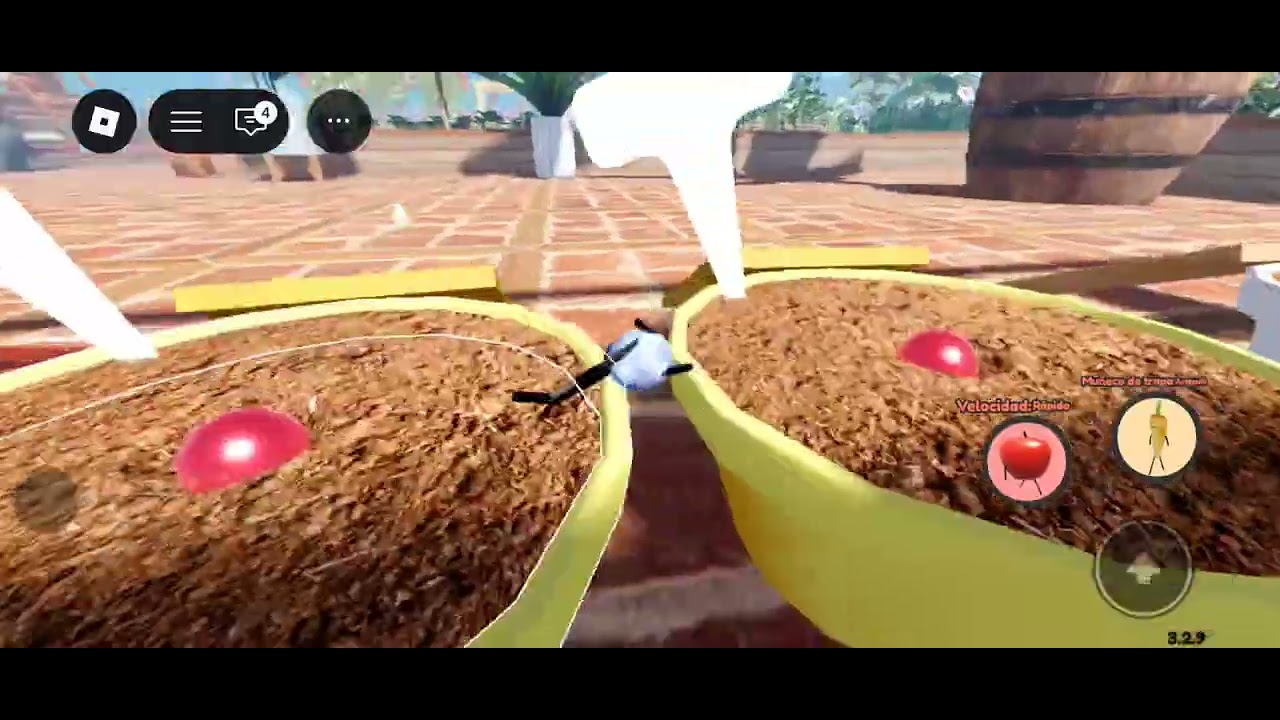 Jugando Roblox 