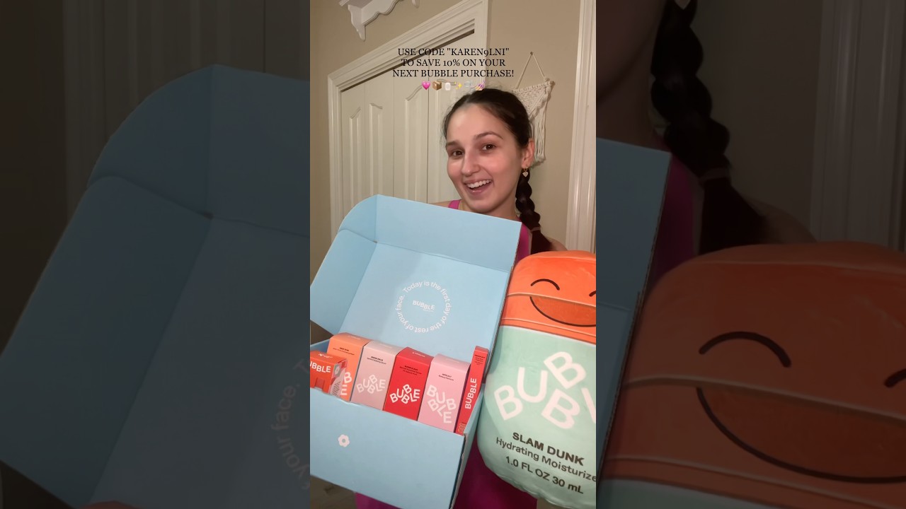 OPENING A HUGE BUBBLE SKINCARE ORDER🫧📦 