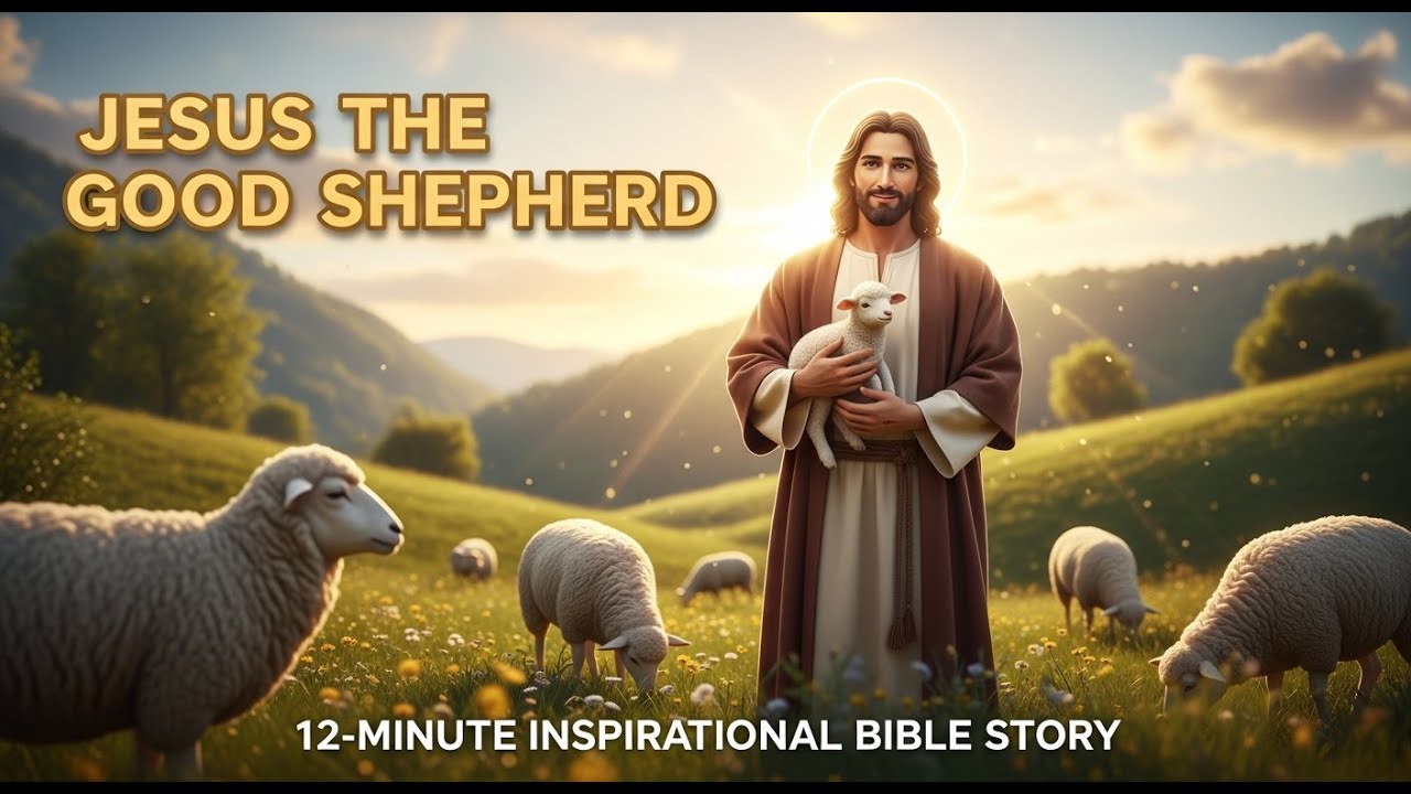 Jesus the Good Shepherd – Realistic 3D Bible Story for Kids | 12-Minute Christian Lesson