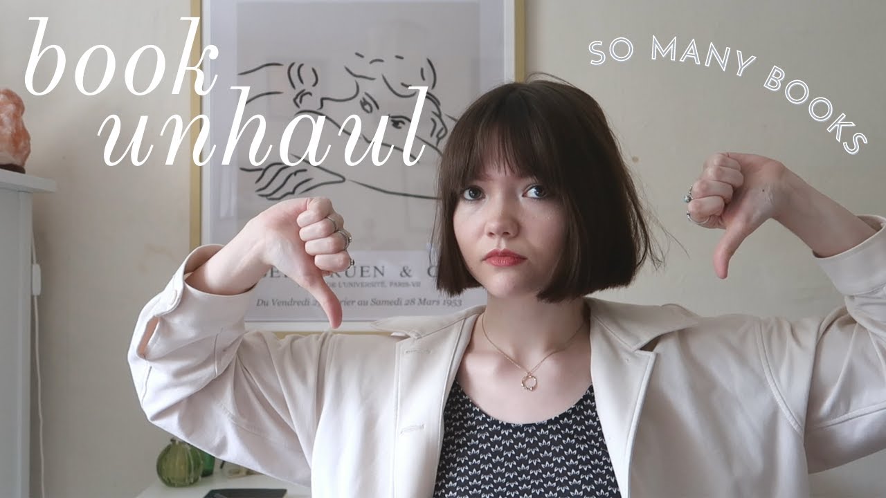 a huge book unhaul | clearing out my shelves
