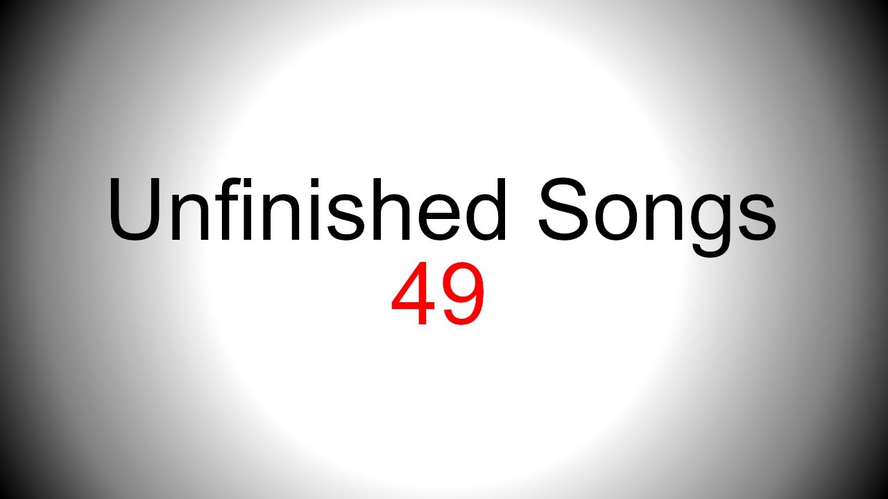 Energetic singing backing track - Unfinished song No.49